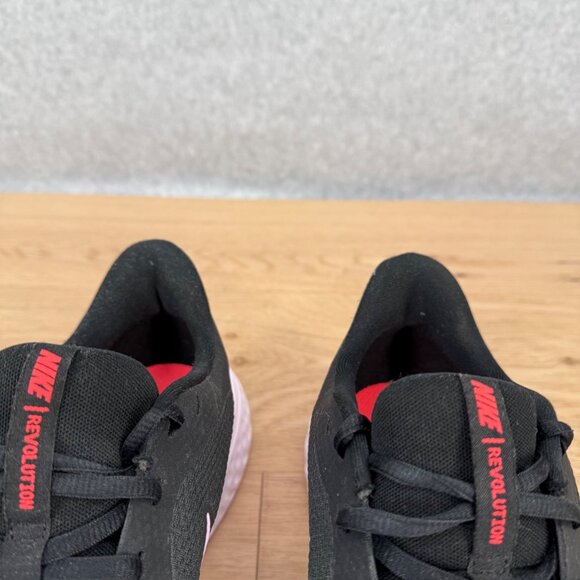 Nike Womens Revolution 5 Running Shoes Size 11 Black Violet Coral Workout Gym - Picture 7 of 13